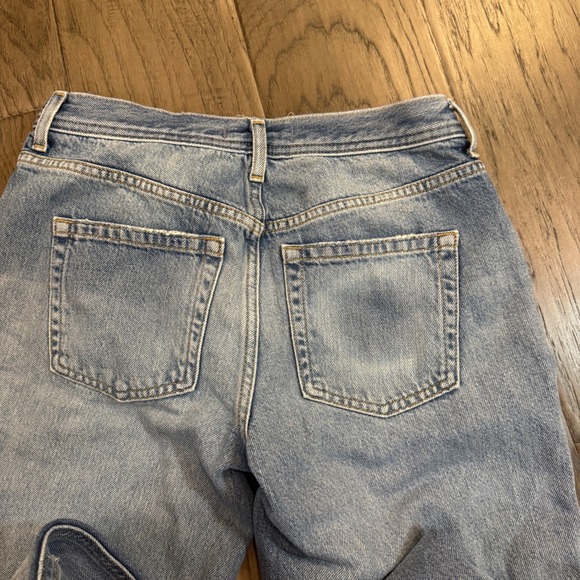 We The Free Distressed Ripped Frayed Hem Jeans Size 27 Light Wash Denim - Picture 13 of 13